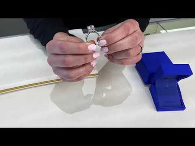 Tacori 2565 RD9 18K White Gold Simply Tacori Engagement Ring Setting for 9 Millimeter Stone