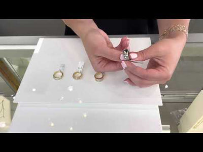 18k Ring with Princess Cut Diamonds Totaling 2.10 Carats