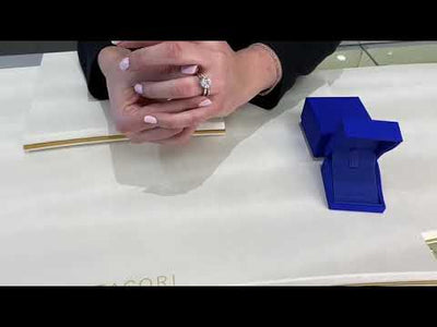 Tacori 2620 OVLG Dantela Oval Shape Engagement Ring in 18K White Gold