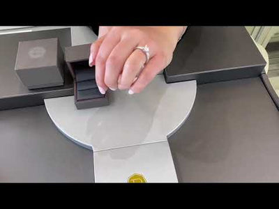 Ritani 1RZ3614 14k White Gold Grecian Leaf Engagement Ring Setting