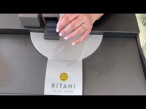 Ritani 33705AR 18k White Gold Eternity Diamond Ring