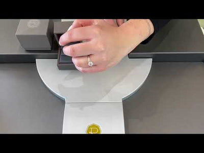 Ritani 1RZ1379CR14WG 14K White Gold Tulip Engagement Ring Setting 0.08 Carats