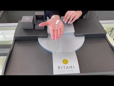 Ritani 1RZ7286C 14K White Gold Classic Solitaire Engagement Ring Setting