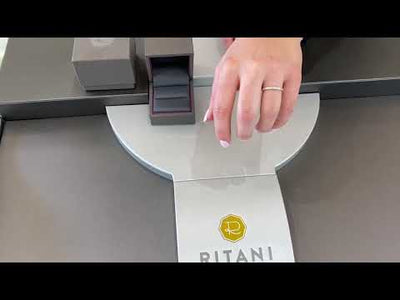 Ritani 31694AARWG 18K White Gold Eternity Band with Diamonds 0.22 Carats