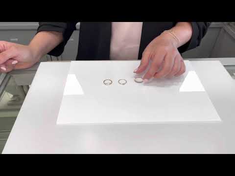 14K Yellow Gold Star Open Ring (Watch Video)